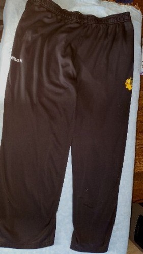 Reebok Size XL CHICAGO BLACKHAWKS Hockey NHL Sweatpants  - Afbeelding 1 van 4