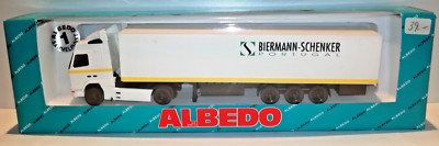 Albedo Herpa 1:87 LKW Volvo FH16 Globetrotter Planen-Sattelzug OVP 296032