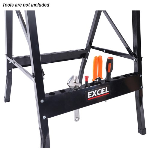 HEAVY DUTY FOLDING ANGLE FLIP TOP CLAMP WORKBENCH WORKMATE WORKTOP 100KG - Picture 4 of 6