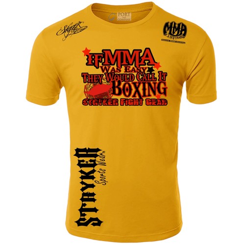 If MMA Was Easy They Would Call It Boxing Adult Shirt With (1) FREE Venum Decal - Picture 11 of 14