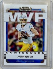 Justin Herbert MVP 2022 Panini Contenders #MVP-JHE Contenders