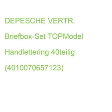 DEPESCHE TOPModel Briefbox Set Handlettering 40 Teile (4010070657123) (0012618)