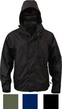 Packable Rain Jacket with Zippered Pouch Easy Carry Lightweight Rain Coat