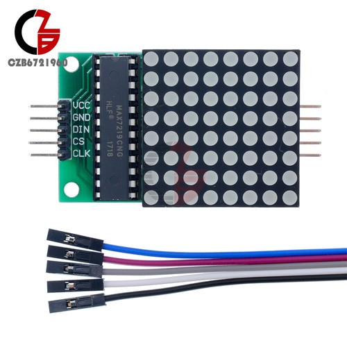 MAX7219 Dot Matrix Modul Mikrocontroller 8x8 8x32 LED Display Dot Matrix Modul - Bild 14 von 71