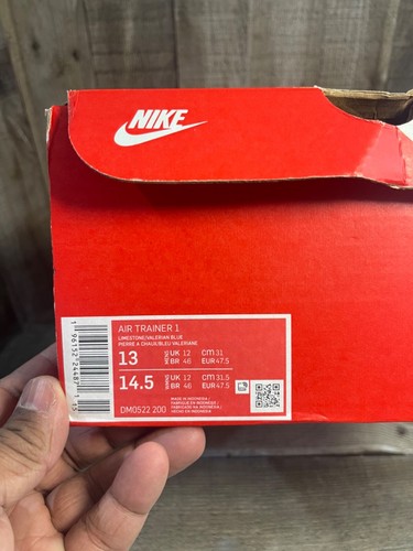 2022 Nike Air Trainer (1)Lime Stone (DM0522-200)Low Athletic Sneakers Sz M/13 - Picture 9 of 10