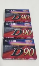 TDK D90 Type I Cassette Tape Lot 3 