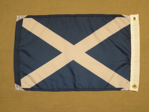 St. Andrews Cross Indoor Outdoor Parade Guard Dyed Nylon Flag All Larger Sizes - Picture 3 of 7