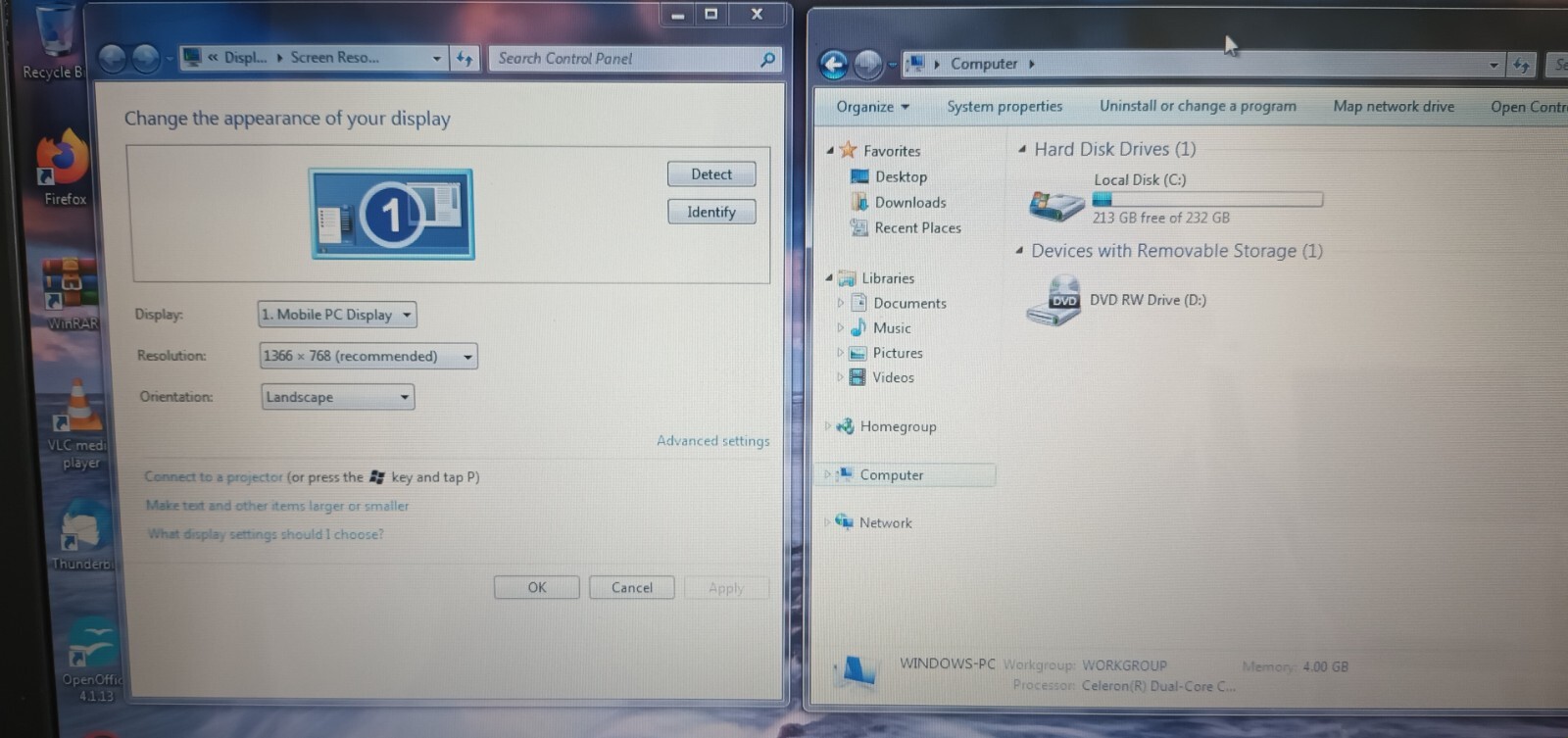 Emachines E527 PAWF5 L01 Laptop Notebook 15.6" 4GB 250GB Windows 7 Office Wi-Fi - Picture 20 of 24