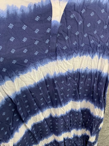 Ellen Tracy kleine verdeckte Kleid-Krawatte gefärbt Damen 3/4-Ärmel leicht Rayon V - Bild 5 von 10