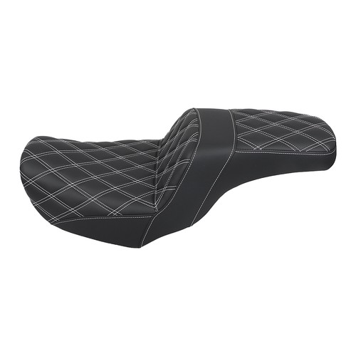 Driver Passenger Seat Fit For Harley Dyna Fat Bob Super Glide Street Bob 2006-17 - Picture 11 of 17