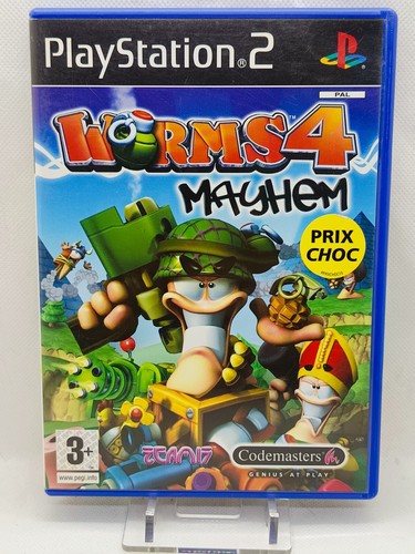 Worms 4 Mayhem / Playstation 2 PS2 / Complet / PAL FR - Picture 2 of 3