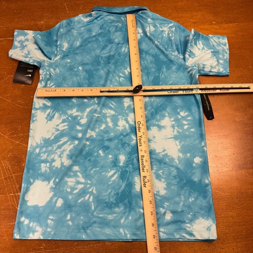 Nike Solar Floral Tour Golf Tie Dye Polo Shirt Boys XL - Picture 8 of 9