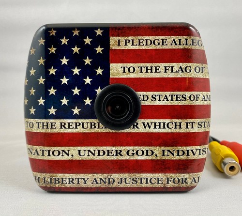 Hitch Backup Camera US Patriotic flag Hummer Truck Jeep Wrangler Ford F150 Ram - Picture 2 of 7