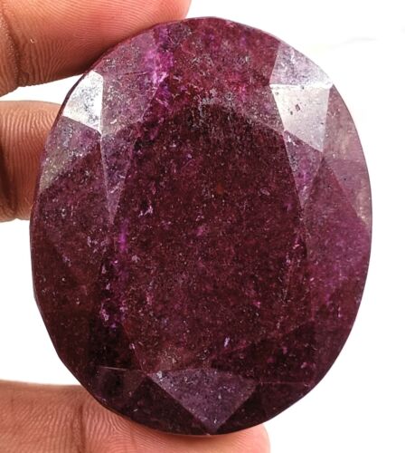 Natural Pigeon Blood Red Ruby 591.70Ct EGL Certified Oval Cut Loose Gemstone MKM - Picture 3 of 11