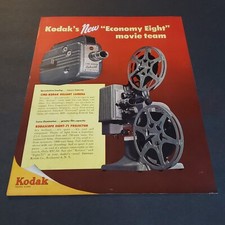 1949 Kodak Reliant Economy 8 Camera Vintage 1940s Movie Camera Print Ad