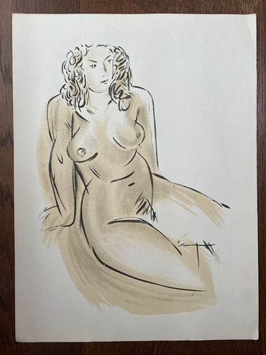 Henri Matisse Kollotypie " Aktfigur " Zeichnung, 1954 - Bild 1 von 7