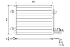 817806 VALEO Condenser, air conditioning for VW