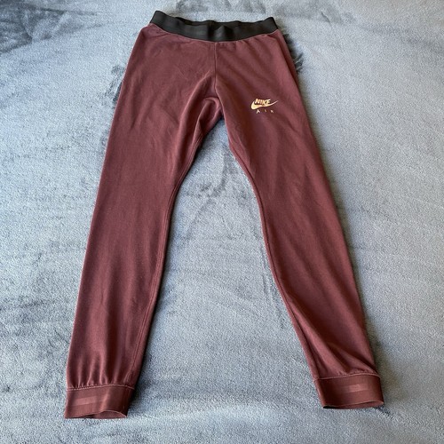 Nike Air Women’s Burgundy Leggings/Joggers Medium - Picture 1 of 14