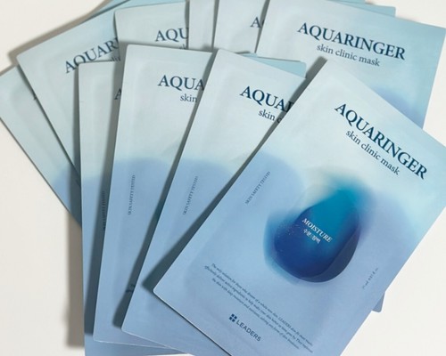 [Leaders Insolution] Aqua Ringer Skin Clinic Mask Moisturizing 20sheets K-Beauty - Picture 7 of 8