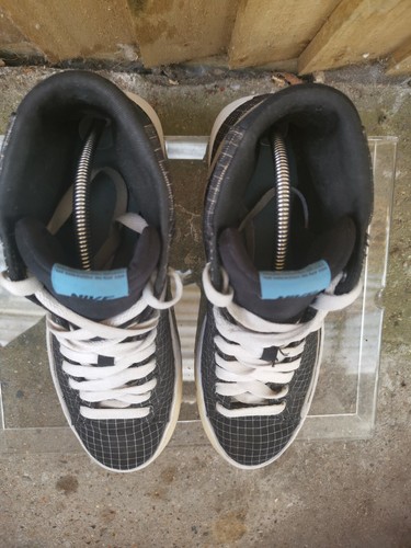 🔥 2007 NIKE BLAZER HIGH UK 8 SUPER PREMIUM BLACK / UNIVERSITY BLUE - WHITE VTG - Bild 6 von 12
