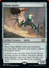 NM-Mint, English MTG Regular Thran Spider The Brothers' War Magic the Gathering