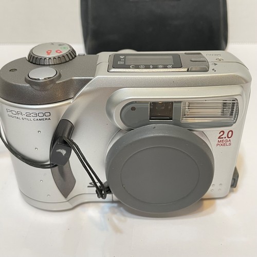 Toshiba PDR 2300 2.0 MP Digital Still Camera Silver with Case Parts or Repair - Picture 7 of 9