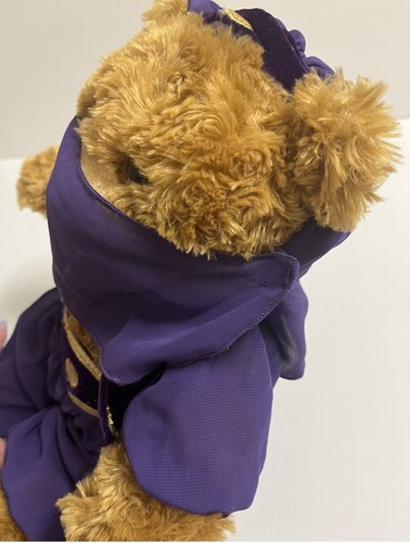 Build A Bear Brown Bear Teddy With Purple Genie/ Aladdin / Jasmine Style Outfit - Picture 3 of 16