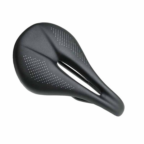 Fibra de carbono + cuero sillín de bicicleta MTB carretera bicicleta de montaña sillín cojín de asiento - Imagen 9 de 16