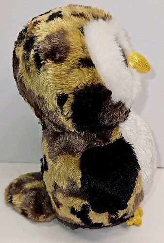 Ty Beanie Boos Eule Plüschtier Kuscheltier 6" gelbe glitzernde Augen 2015 - Bild 4 von 18