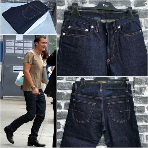 Rare & Great Dior Homme AW10 Skinny Fit Raw Indigo Jeans - Imagen 4 de 12