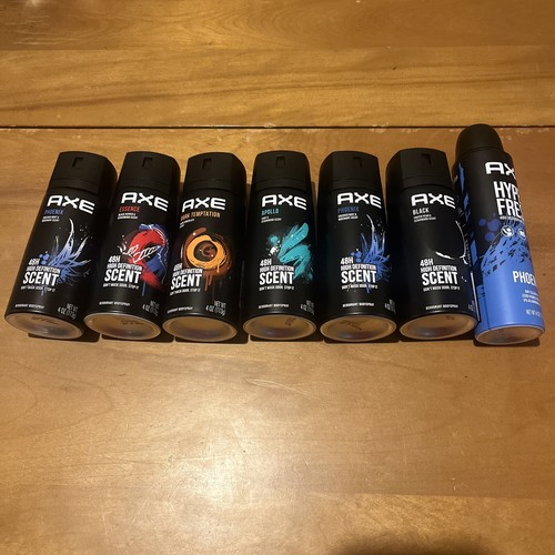 Axe Body Spray - New - 4oz Spray (6) Plus Hyper Fresh Phoenix