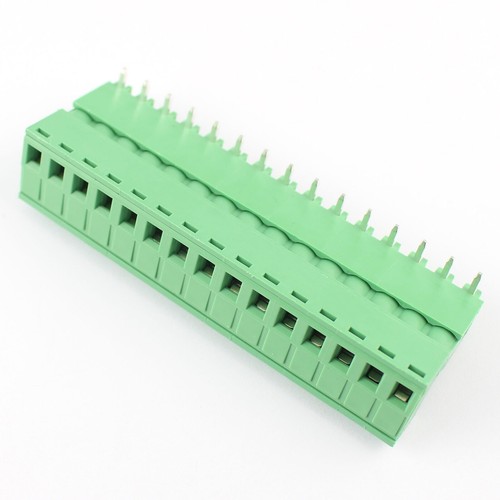 1Pcs 5.08mm Pitch 15 pin 15 way Right Angle Block Screw Terminal Plug Connector - Picture 5 of 6