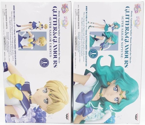 Glitter & Glamours Sailor Moon Eternal the Movie SUPER SAILOR URANUS NEPTUNE Set - Picture 4 of 7