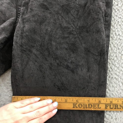 KUT From The Kloth Diana Skinny Pants Womens 6 (actual 32x32) Black Mid Rise Zip - Picture 8 of 20
