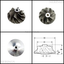 Verdichterrad des turbolader fur ALFA ROMEO VW 2.0 V6/2.8TDI 703325-0001