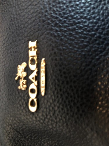 Midnight pebbled leather Coach Harley hobo bag - Picture 3 of 5