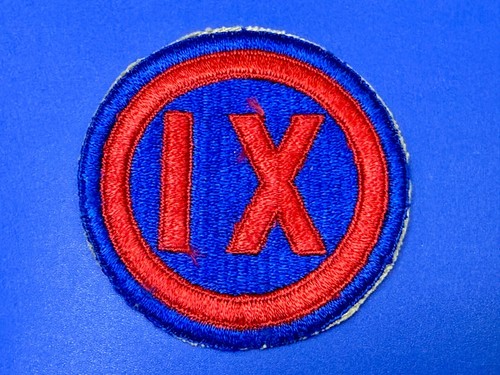 United States Army IX Corps 9th Corps Round Shoulder Rothco Patch WW2 Insignia - Picture 3 of 8