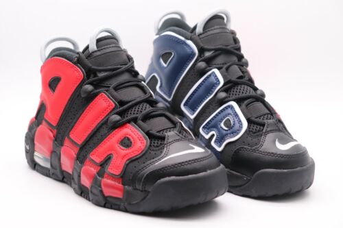 NIKE AIR MORE UPTEMPO GS SCARPE DA GINNASTICA NERE DM0017-001 UNISEX BAMBINI RAGAZZE RAGAZZI UK3 - Foto 3 di 12
