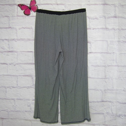 J. Crew RIPPED LONG-SLEEVE PYJAMAHOSE SET BLACK & WHITE STRIPE Size L - Bild 10 von 14