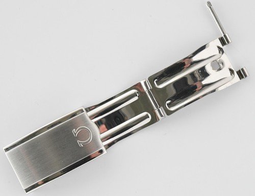 NOS Omega Stainless Steel Ploprof Stainless Steel Clasp for 1237 Mesh Bracelet - Picture 4 of 7