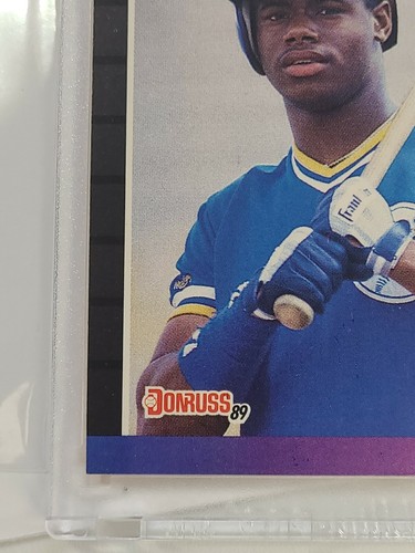 1989 Donruss Ken Griffey #33 Baseball Card error 2 Star Error *denotes* - Picture 6 of 8