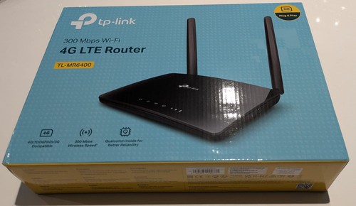 TP-Link TL-MR6400 300 Mbps WiFi 4G LTE Router used, working vgc w orig packaging
