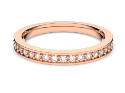 スワロフスキー　swarovski メタル　アロイローズ　ゴールドリング スワロフスキー SWAROVSKI リング レディース 指輪 11号 レア