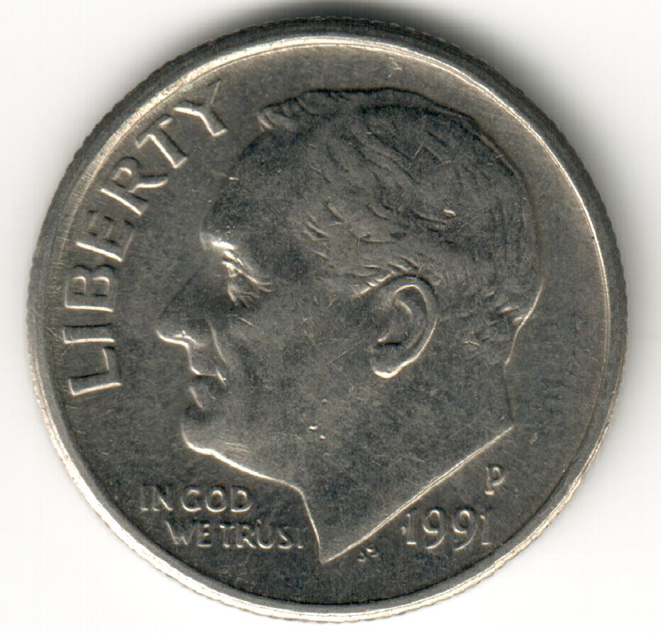 USA - 1991P - Roosevelt Dime - #3024 | eBay