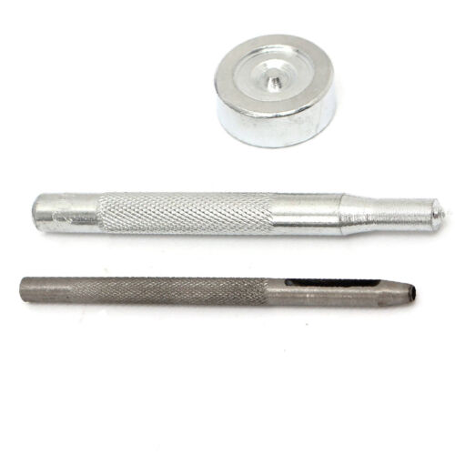 Press Studs Snap Fasteners 4 Parts With Fixing Hand Tool DIY for Clothing Bags - Picture 3 of 28