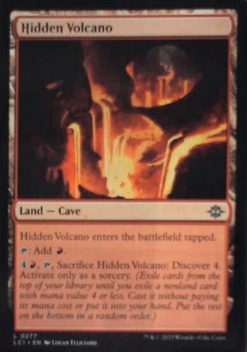 Hidden Volcano - The Lost Caverns of Ixalan: #277, Magic: The Gathering Nm R183 - Picture 1 of 1