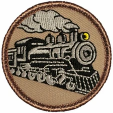 Train Patrol Patch - 2" Round Embroidered Patch