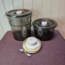 Tilia FOODSAVER Vacuum Canister Set; 3.5 Qt & 2 Quart w/Lids + Jar Sealer & Hose
