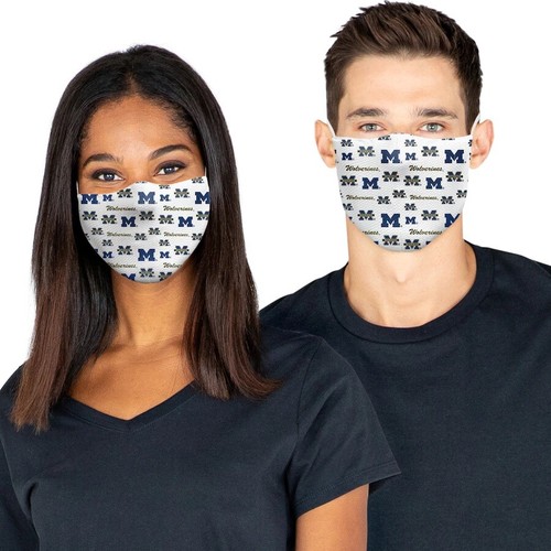 3 Pack Michigan Wolverines Licensed NCAA Washable Resuable Face Mask Cover - Picture 6 of 6