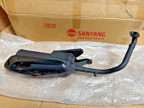 Genuine SYM Megalo 125 2000-2004 Standard Exhaust System 18000-HAE-000